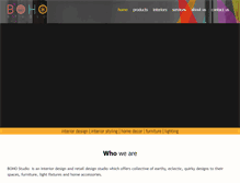 Tablet Screenshot of boho-studio.com